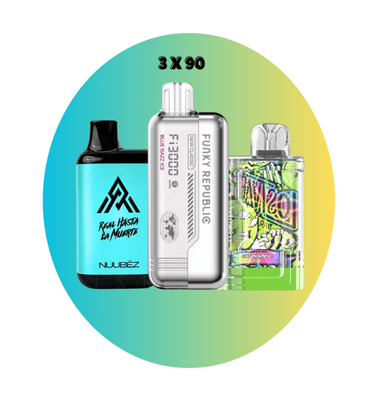 3 vapes x $90