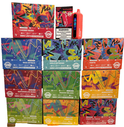 Instabar 50,000 puffs mayoreo original