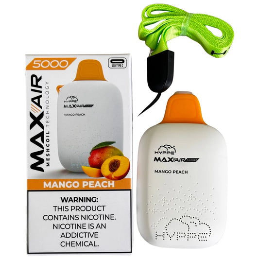 Hyppe max air 5,000 puffs
